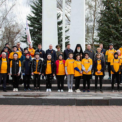 Епископ Городецкий и Ветлужский Августин открыл молодежный эстафетный веломарафон "Наследники Победы"