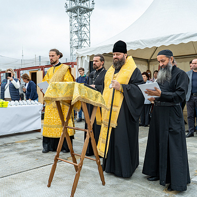 Епископ Городецкий и Ветлужский Парамон совершил закладку центра обработки данных ФНС России в Городце 