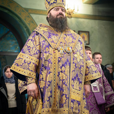 В праздник Торжества Православия епископ Городецкий и Ветлужский Парамон совершил Литургию свт. Василия Великого в Городецком Феодоровском мужском монастыре