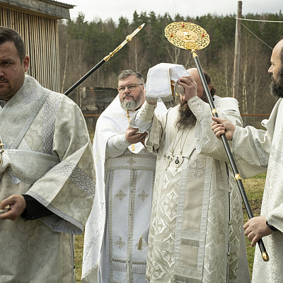 Епископ Городецкий и Ветлужский Парамон совершил Великое освящение храма Покрова Пресвятой Богородицы с. Новопокровское