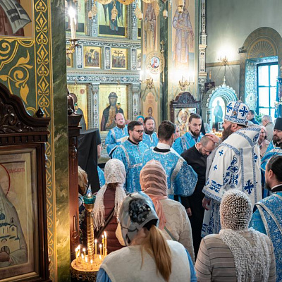 В праздник Рождества Пресвятой Богородицы епископ Городецкий и Ветлужский Парамон совершил Божественную литургию в Городецком Феодоровском мужском монастыре