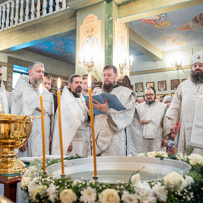 В праздник Крещения Господня епископ Городецкий и Ветлужский Парамон совершил Божественную литургию в Городецком Феодоровском мужском монастыре