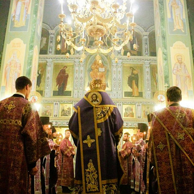 Епископ Городецкий и Ветлужский Августин совершил Божественную литургию в Городецком Феодоровском мужском монастыре