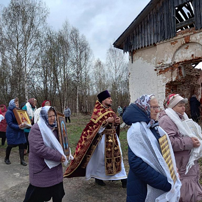 В Покровском храме Семеновского благочиния прошла первая Божественная литургия спустя 85 лет
