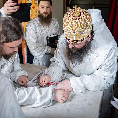 Епископ Городецкий и Ветлужский Парамон совершил Великое освящение храма иконы Божией Матери «Всем скорбящим Радость» с. Сёмино