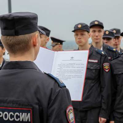 Клирики Нижегородской епархии приняли участие в церемонии приведения к присяге курсантов академии МВД России