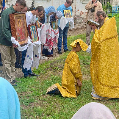 Приход храма Вознесения Господня села Цыкино Сокольского благочиния отметил престольный праздник