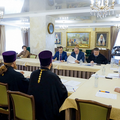 Митрополит Георгий провел совещание по вопросам строительства кафедрального собора в честь святителя Тихона Задонского в Лукоянове
