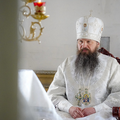 Управляющий Лысковской епархией возглавил Божественную литургию в Христорождественском храме села Быковка Воротынского района