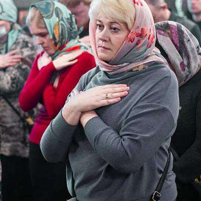 21.11.2021 - В день памяти Архистратига Михаила епископ Городецкий и Ветлужский Августин совершил Божественную литургию в Феодоровском кафедральном соборе Городца 