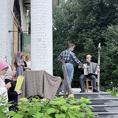 Приход храма Вознесения Господня села Цыкино Сокольского благочиния отметил престольный праздник
