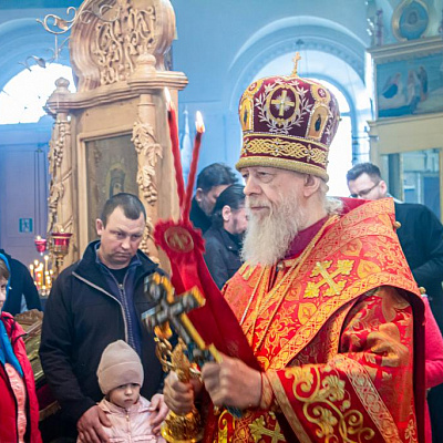 Епископ Городецкий и Ветлужский Августин совершил Божественную литургию в Ветлуге