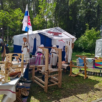 Исполняющий обязанности благочинного Шахунского округа поприветствовал участников фестиваля «Радуга ремёсел» в Шахунье