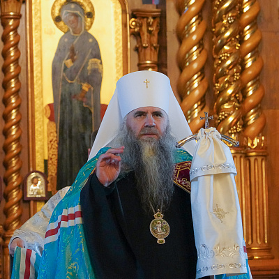 Митрополит Георгий совершил богослужения в Свято-Троицком Серафимо-Дивеевском монастыре