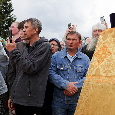 В Серафимо-Дивеевском женском монастыре состоялась торжественная встреча ковчега с десницей святителя Спиридона Тримифунтского с острова Корфу