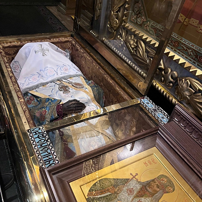 В Лысковскую епархию передана частица мощей святителя Иоасафа Белгородского