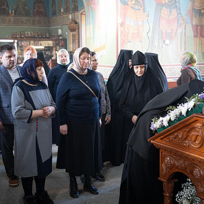 Епископ Городецкий и Ветлужский Парамон совершил Литургию Преждеосвященных Даров в Крестовоздвиженском женском монастыре д. Быдреевка