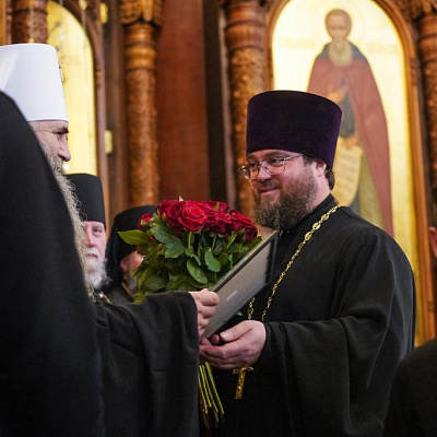 Епископ Городецкий и Ветлужский Парамон сослужил Главе Нижегородской митрополии на Божественной литургии в Александро-Невском кафедральном соборе