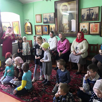 Пасхальный праздник для детей в храме Святаго Духа Городецкого благочиния