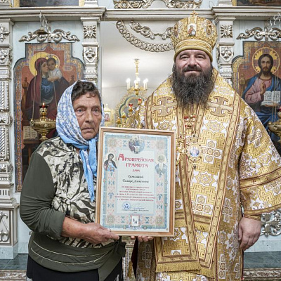 Епископ Городецкий и Ветлужский Парамон совершил Божественную литургию в храме Пресвятой Живоначальной Троицы р. п. Шаранга