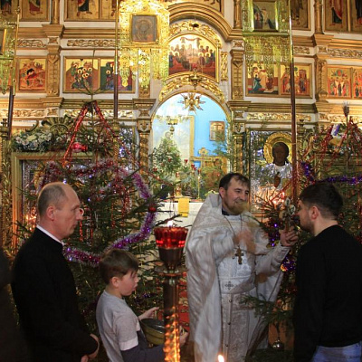 Рождество Христово в селе Светлое Семеновского блвагочиния