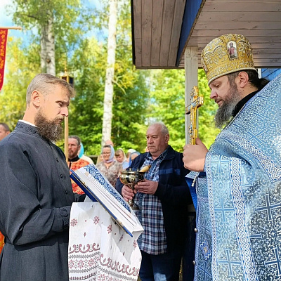 В деревне Успенье Семеновского благочиния прошел престольный праздник