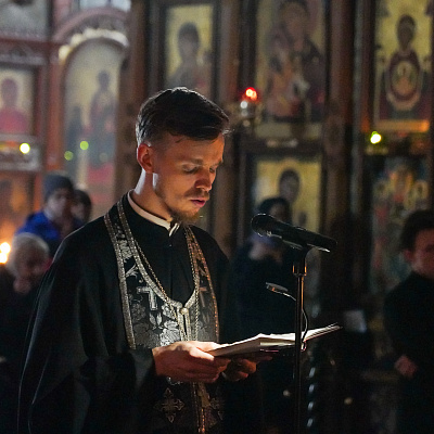 Глава Нижегородской митрополии совершил утреню с чтением Великого канона преподобного Андрея Критского