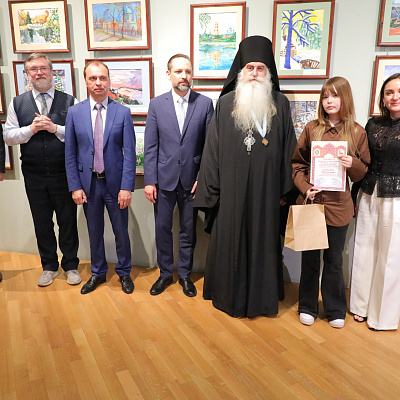 Архимандрит Тихон (Затёкин) принял участие в церемонии награждения победителей II Приволжского окружного конкурса детского рисунка