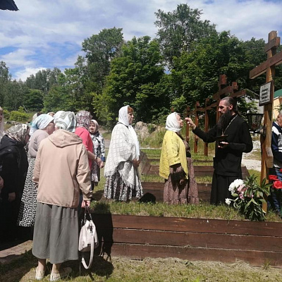25 июня Белбажскую обитель посетили паломники из Нижегородской епархии