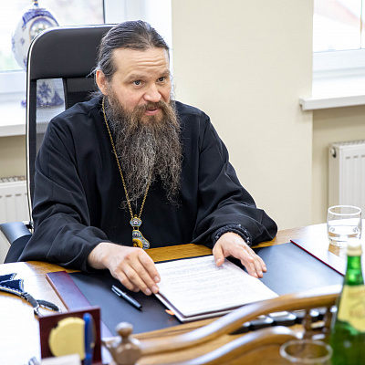 Управляющий Лысковской епархией обсудил восстановление храма в честь Рождества Христова села Быковка