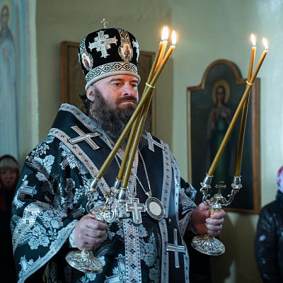 В пятницу первой седмицы Великого поста епископ Городецкий и Ветлужский Парамон совершил Литургию Преждеосвященных Даров в храме великомученицы Екатерины г. Ветлуга