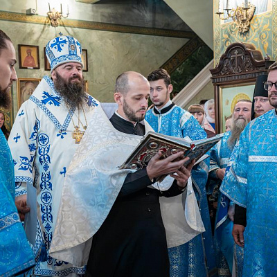 В праздник Рождества Пресвятой Богородицы епископ Городецкий и Ветлужский Парамон совершил Божественную литургию в Городецком Феодоровском мужском монастыре