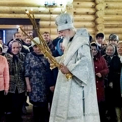 Епископ Городецкий и Ветлужский Августин совершил Чин освящения храма в селе Строчково Городецкого района