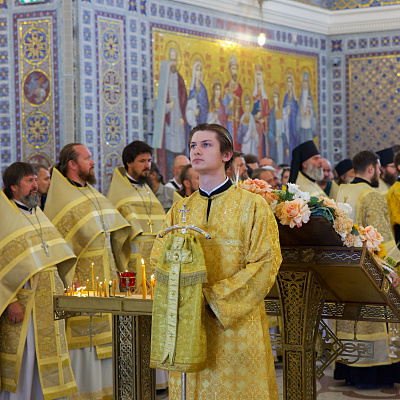 Епископ Гедеон совершил Божественную литургию в Свято-Владимирском соборе в Херсонесе