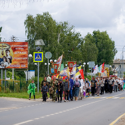 В Дивеево прибыли участники традиционных крестных ходов