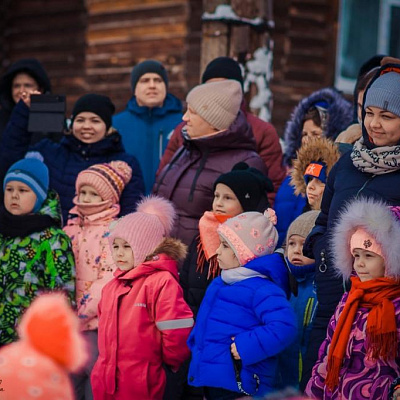 Рождественская елка в селе Светлом