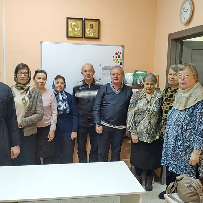Помощник благочинного Воскресенского округа Нижегородской епархии провел в библиотеке беседу с верующими