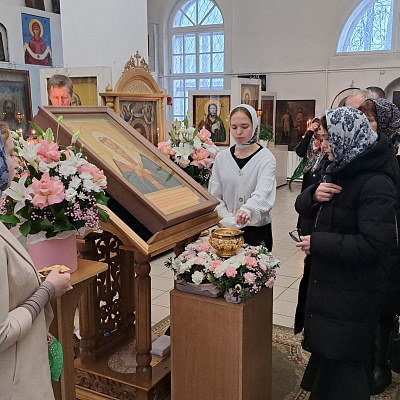 В рабочем поселке Шаранга состоялась торжественная встреча ковчега с частицей Ризы Пресвятой Богородицы