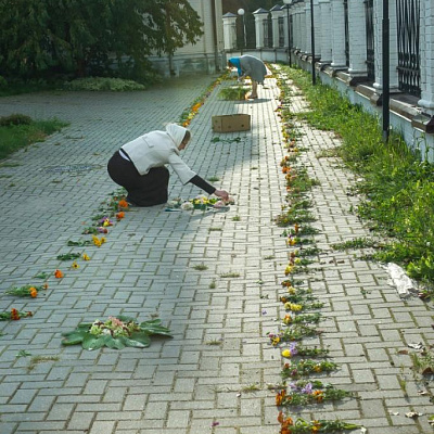 Епископ Городецкий и Ветлужский Августин совершил всенощное бдение с Чином погребения Божией Матери в Городецком Феодоровском мужском монастыре