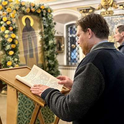 В Преображенской (Старопечерской) церкви Нижнего Новгорода отметили день памяти преподобного Иоасафа Печерского