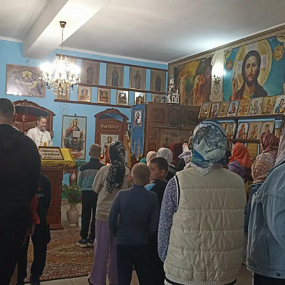 Экскурсия для школьников в храме Рождества Пресвятой Богородицы села Хохлома Ковернинского округа