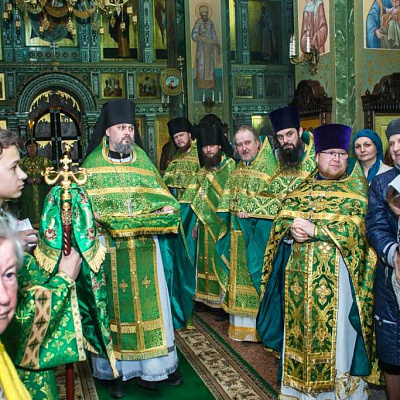 В Вербное воскресение епископ Городецкий и Ветлужский Августин совершил Божественную литургию
