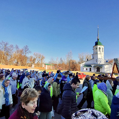 В Балахне прошел общегородской крестный ход с Печерской иконой Божией Матери