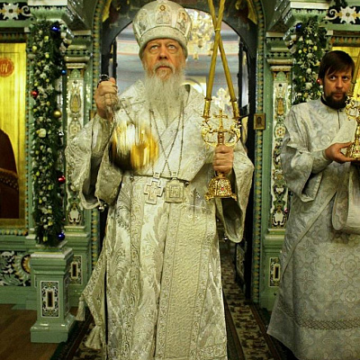 В Неделю по Богоявлении епископ Городецкий и Ветлужский Августин возглавил Литургию в кафедральном соборе Городца
