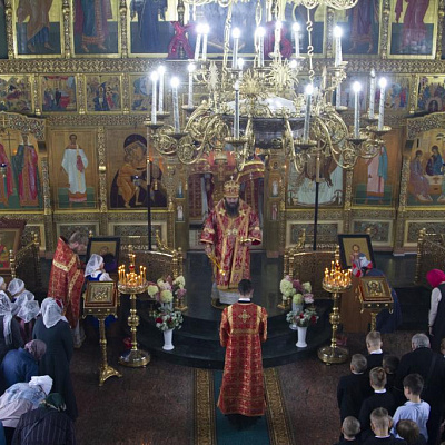 11 сентября 2023 года, в праздник Усекновения главы Пророка, Предтечи и Крестителя Господня Иоанна, епископ Городецкий и Ветлужский Парамон совершил Божественную литургию 