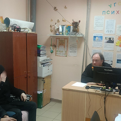 Помощник благочинного Московского округа посетил районный филиал ГУФСИН