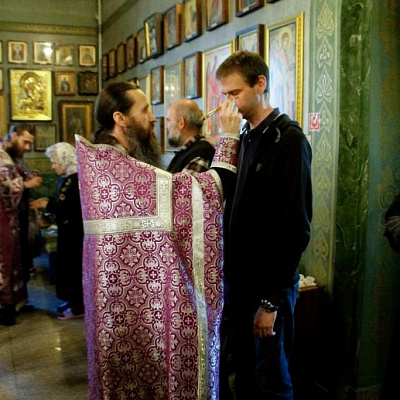 Епископ Городецкий и Ветлужский Августин совершил Таинство елеосвящения в кафедральном соборе Городца