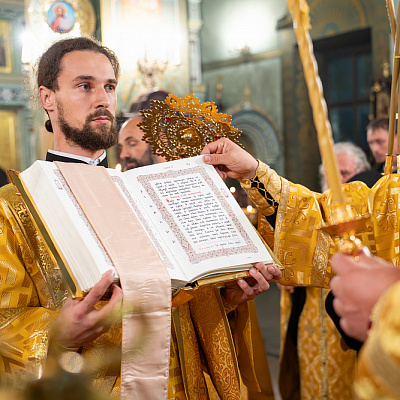 В канун Недели 19-й по Пятидесятнице епископ Городецкий и Ветлужский Парамон совершил Всенощное бдение в Городецком Феодоровском мужском монастыре