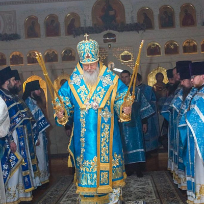 Епископ Городецкий и Ветлужский Августин cовершил Божественную литургию в Cвято-Введенском храме деревни Белбаж