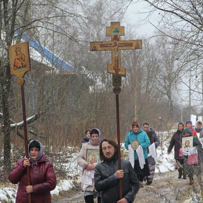 Крестный ход в праздник Казанской иконы Божией Матери в селе Светлое